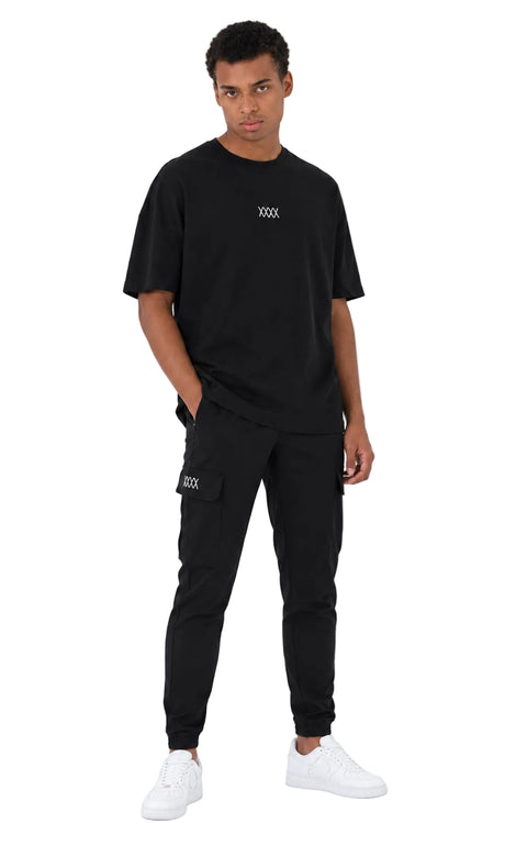 XXXX Foundation Tee in Black with Dimensional XXXX Insignia limited edition